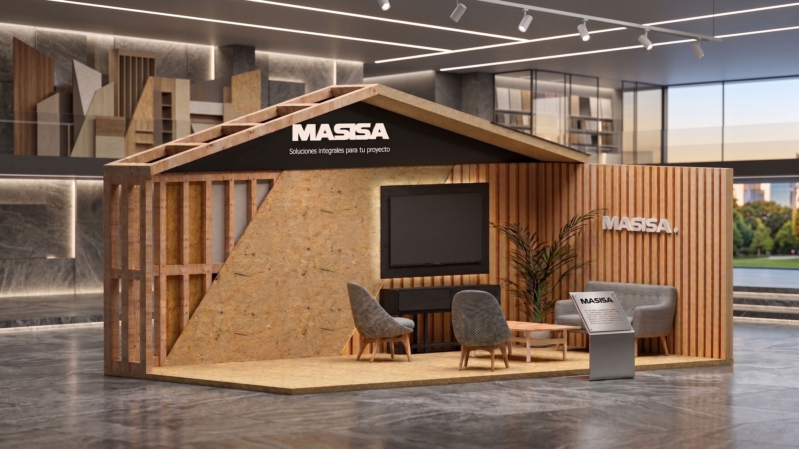 Masisa 3D Stand